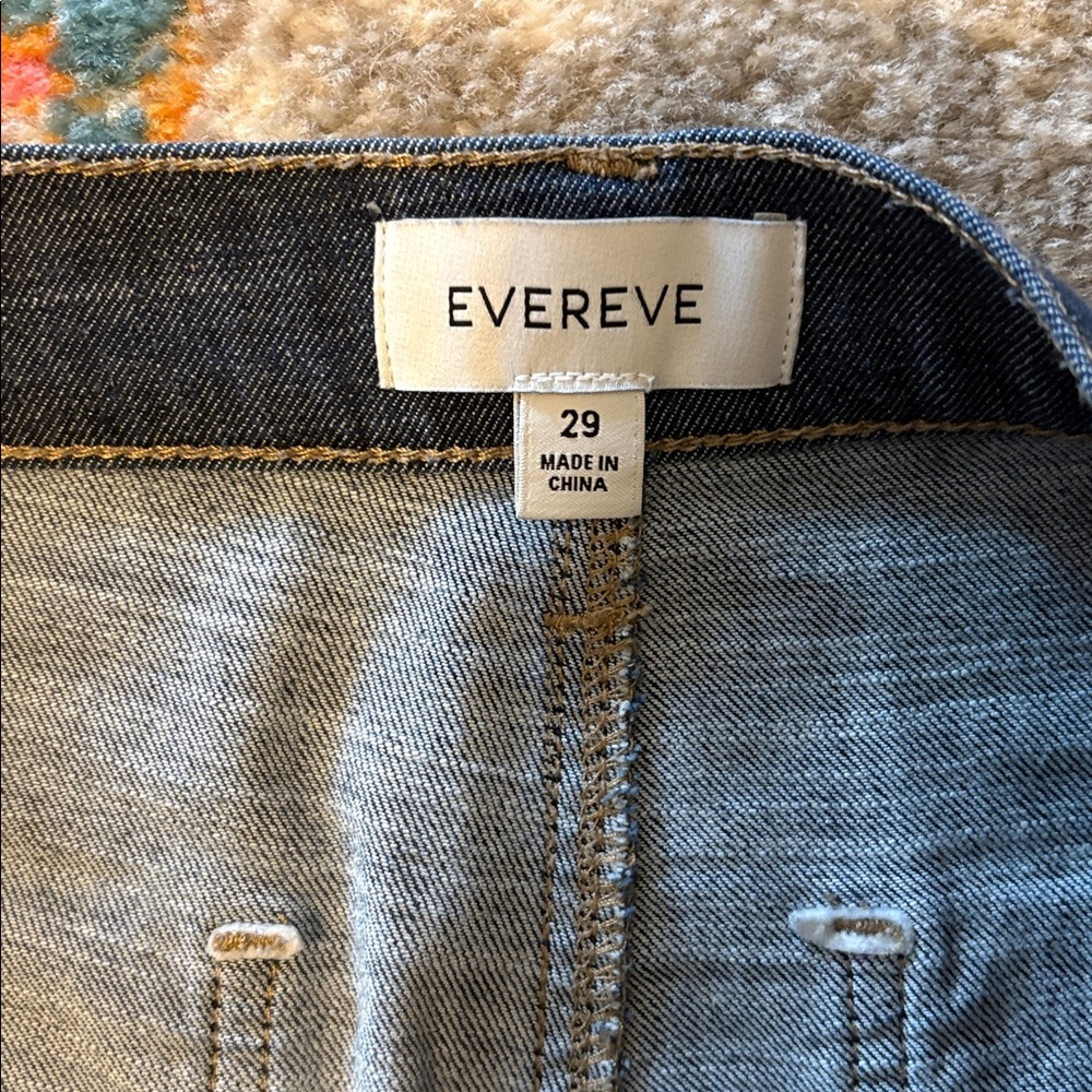 Evereve Blue Denim Jeans - Picture 3 of 13